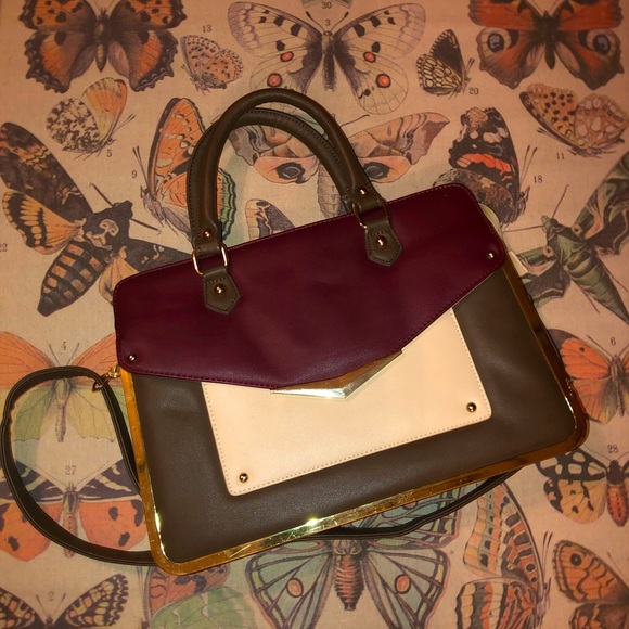 Aldo Handbags - Aldo Maroon & Tan Purse 👜